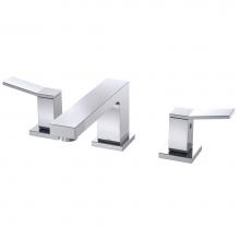 Gerber Plumbing D304119 - Avian 2H Widespread Lavatory Faucet w/ Metal Touch Down Drain 1.2gpm Chrome