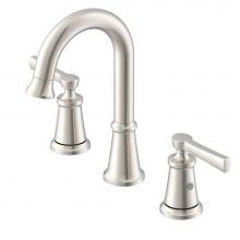 Gerber Plumbing D304179BN - Northerly 2H Widespread Lavatory Faucet w/ 50/50 Touch Down Drain 1.2gpm Brushed Nickel