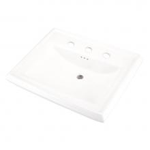 Gerber Plumbing G0012559 - Logan Square Petite Ped Top 24.25''x20.13'' 8''CC White