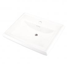 Gerber Plumbing G0012582 - Logan Square Standard Ped Lav 27.38''x21.25'' Single Hole White