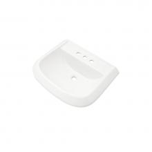 Gerber Plumbing G0013594 - Avalanche Petite Ped Top 23''X19'' 4''Cc White