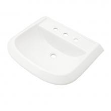 Gerber Plumbing G0013599 - Avalanche Standard Ped Top 25''x21'' 8''CC White