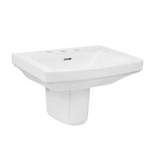 Gerber Plumbing G0023519 - Hinsdale Wall Hung Lav Combo: G0013509 Lav w/ G0029838 Shroud White