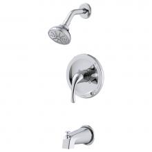 Gerber Plumbing G00G9317TC - Maxwell 1H Tub & Shower Trim Kit & Treysta Cartridge w/Diverter on Spout 1.75gpm Chrome