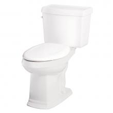 Gerber Plumbing GHE20007 - Allerton 1.28gpf EL ADA 12'' RI Combo: GHE21577 Bowl w/ GHE28580 Tank White