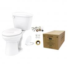 Gerber Plumbing GTB20928 - Maxwell 1.28gpf ADA Elongated Toilet-In Box (Tank And Bowl) White