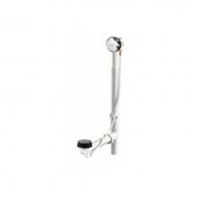 Gerber Plumbing G00N1100 - Gerber Classics PVC Pop-up Cable Drain for Standard Tub Brushed Nickel