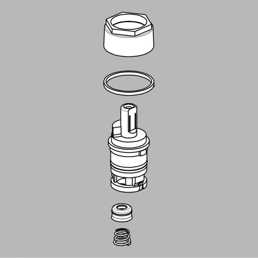 Other Stem Unit Assembly, Seat and Spring, Bonnet Nut and Washer