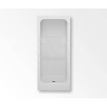 Aquatic AC003592-000-WH - 36ACTRIB Alcove Shower