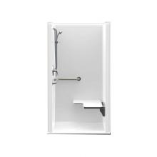 Aquatic AC003597-X2LBSR-WH - 1363BFRF Alcove Shower