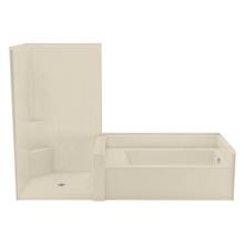 Aquatic AC003657-L-TO-BO - Darsey 11442STNS Tub Shower Suite