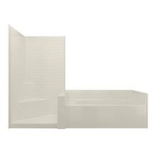 Aquatic AC003628-L-WPV-BI - Darsey 11442STS Tub Shower Suite