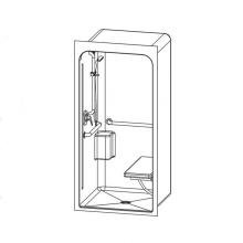 Aquatic AC003678-XMAR-WH - 3636BFSMA Alcove Shower