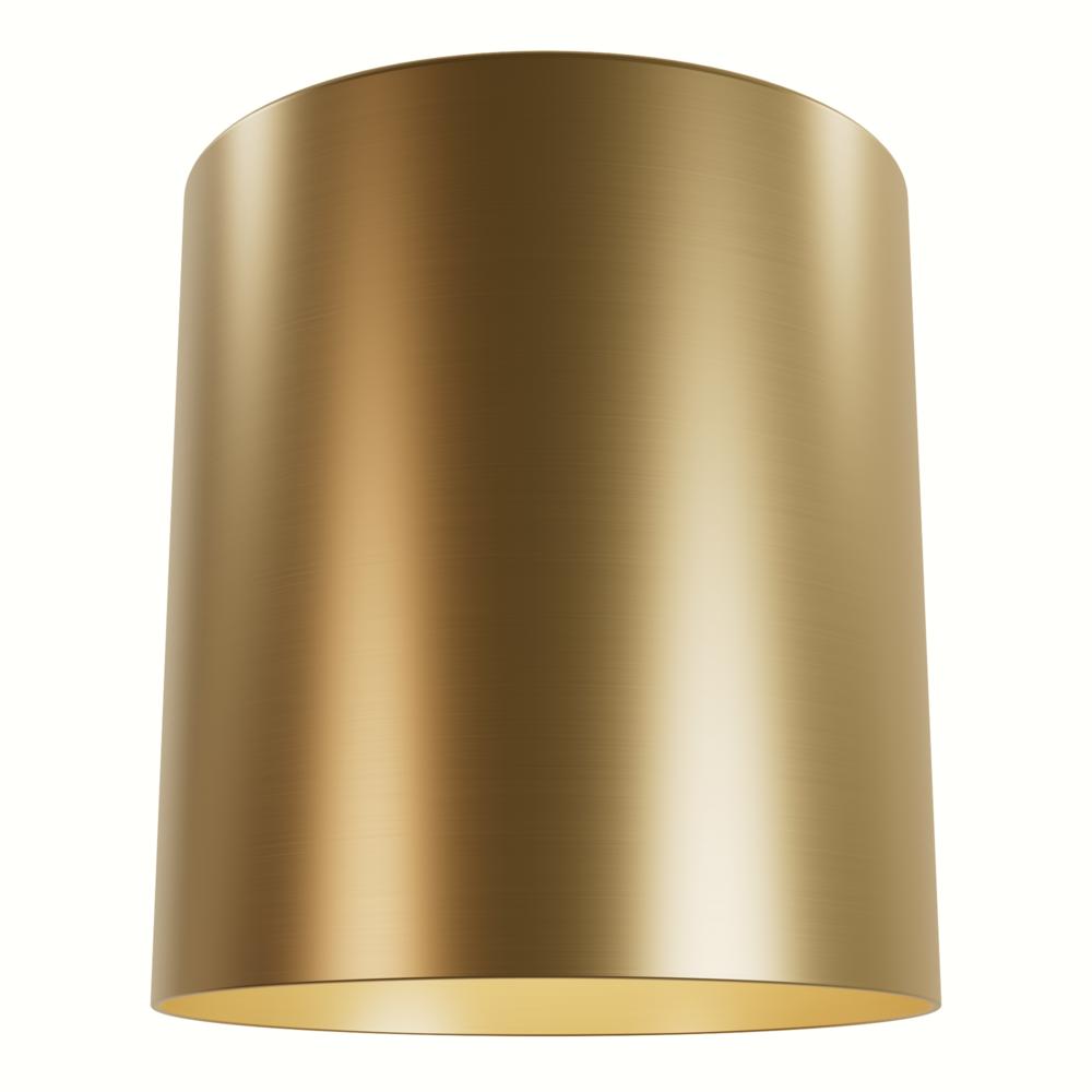 Hunter Canoga Luxe Gold 1 Light Small Flush Mount Ceiling Light Fixture