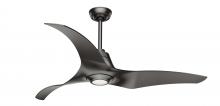 Hunter 52438 - Hunter 60 inch Arwen ENERGY STAR® Granite Damp Rated Ceiling Fan with LED LT Kit and Handheld Remote