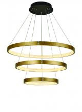 Thumprints T1033-BG - Brushed Gold Kinsley Foyer Chandelier