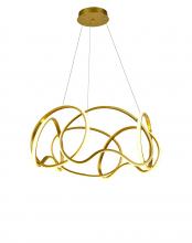 Thumprints T1042-BG - Brushed Gold Irvine Dining Chandelier