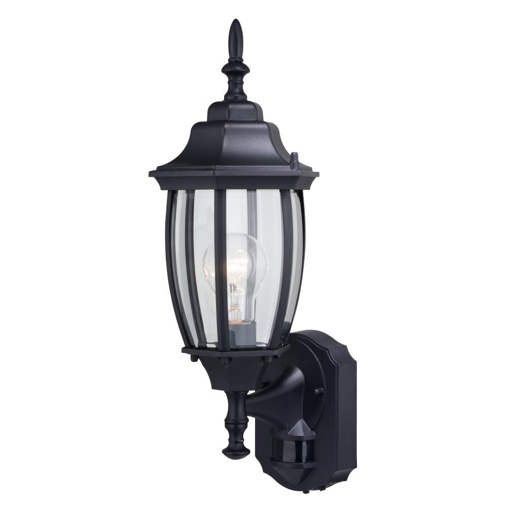 Rogers Park Dualux 6.5-n. Outdoor Motion Sensor Wall Light Textured Black