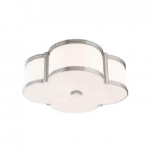 Hudson Valley 1216-PN - 3 LIGHT FLUSH MOUNT