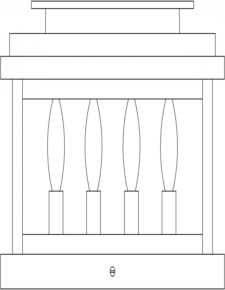 14&#34; Bournemouth Column Mount