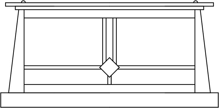 15&#34; Aberdeen column mount