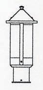 6&#34; berkeley long body post mount