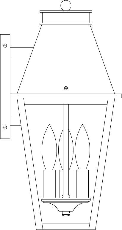 8&#34; croydon wall mount