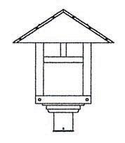 16&#34; evergreen post mount with t-bar overlay