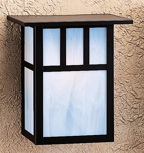 10&#34; huntington sconce with roof and double t-bar overlay