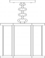 Arroyo Craftsman LYH-7RM-P - 7" Lyon Pendant