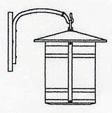 Arroyo Craftsman BB-11LAM-RC - 11" berkeley long body wall mount