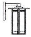 Arroyo Craftsman ETB-9GWC-VP - 9" etoile wall mount