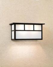 Arroyo Craftsman HS-14SEAM-BK - 14" huntington short body sconce without overlay (empty)