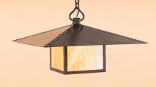 Arroyo Craftsman MH-30CLM-RB - 30" monterey pendant with cloud lift overlay