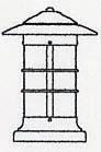 Arroyo Craftsman NC-9LOF-S - 9" newport long body column mount