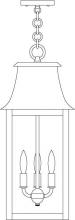 Arroyo Craftsman ORH-10RM-RB - 10" orpington pendant