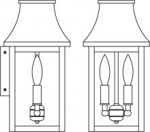 Arroyo Craftsman PRW-7RM-MB - 7" Providence flush wall mount