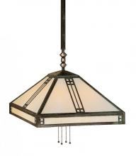 Arroyo Craftsman PSH-18TN-MB - 18" prairie stem hung pendant