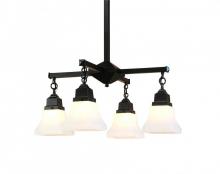 Arroyo Craftsman RCH-4-S - ruskin 4 light chandelier