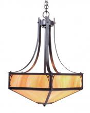 Arroyo Craftsman SGCH-20TN-P - 20" saint george inverted chandelier