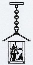 Arroyo Craftsman TRH-9MNM-S - 9" timber ridge pendant with mountain filigree