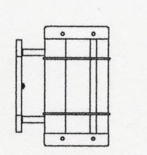 Arroyo Craftsman VS-11NRCR-BK - 11" valencia sconce - no roof