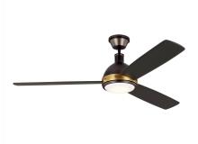 Visual Comfort & Co. Fan Collection 3HCKR60BNZHABD - Hicks 60" LED Ceiling Fan