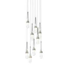 Hubbardton Forge 131100-SKT-LONG-82-YJ0434 - Link 9-Light Blown Glass Pendant