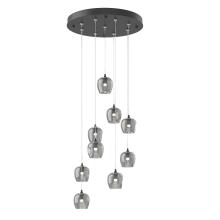 Hubbardton Forge 131103-SKT-STND-10-YL0709 - Ume 9-Light Pendant