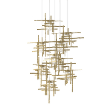 Hubbardton Forge 131107-SKT-LONG-86-II0728 - Tura 9-Light Seeded Glass Pendant