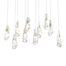 Hubbardton Forge 131201-SKT-LONG-86-CR - Luma 10-Light Large Crystal Pendant