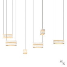 Hubbardton Forge 401349-LED-STND-86-ZM0562 - Stacks 6-Light LED Pendant