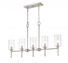 Millennium 9925-BN - Chastine 5-Light Chandelier Ceiling Light Brushed Nickel