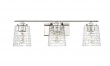 Millennium 22103-PN - Saben 3-Light Vanity Polished Nickel